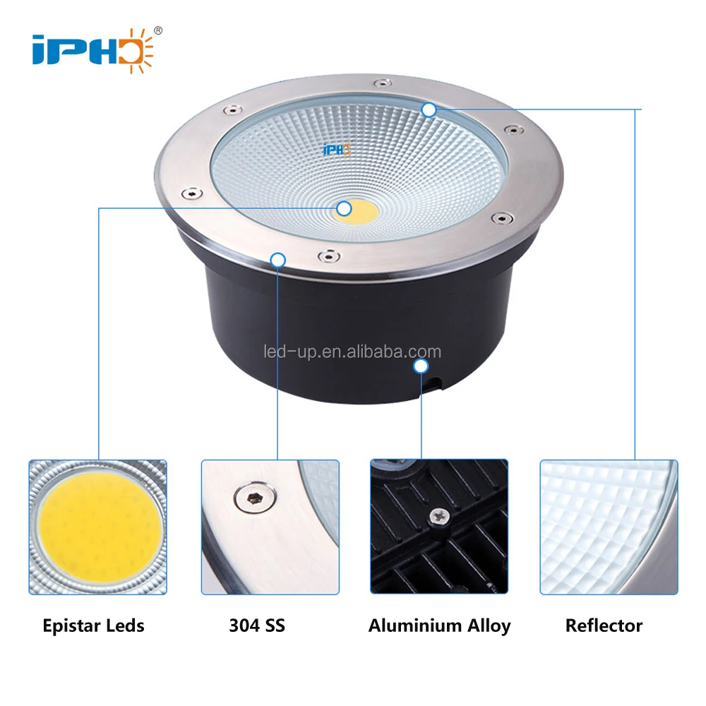 30w Cob Waterproof Ip65 Led Recessed Buried In Ground Flood Light