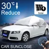 SUNCLOSE Factory hot selling uv proof car rear window sun side shade covering cars automobile parts black 190t car