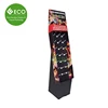 2014 Custom Hot Sales Display Sock Cardboard Display Rack Corrugated Cosmetic Cardboard Floor Display Stand For Toys Promotion