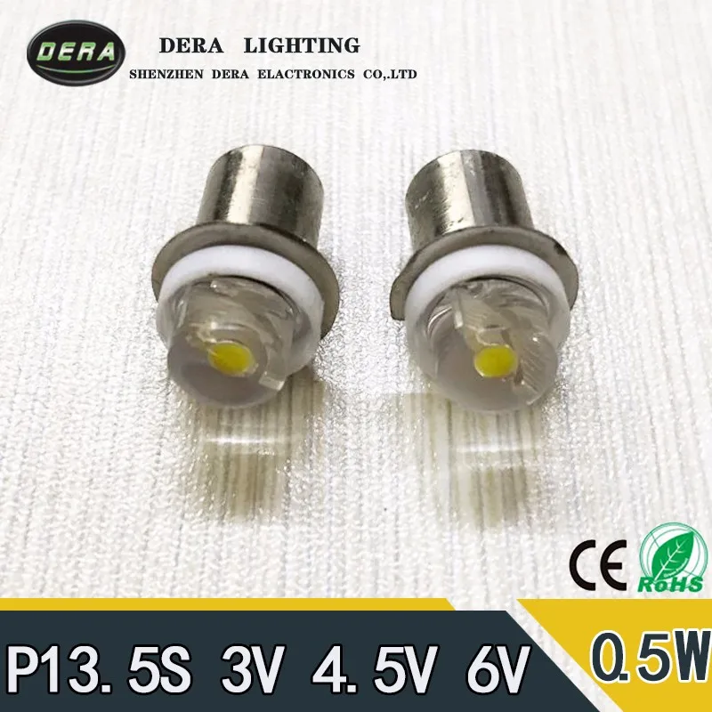 P13,5 Ricambio LED 3V 3,2 Volt Lampada Tascabile Lampadina Bianco - Foto 11