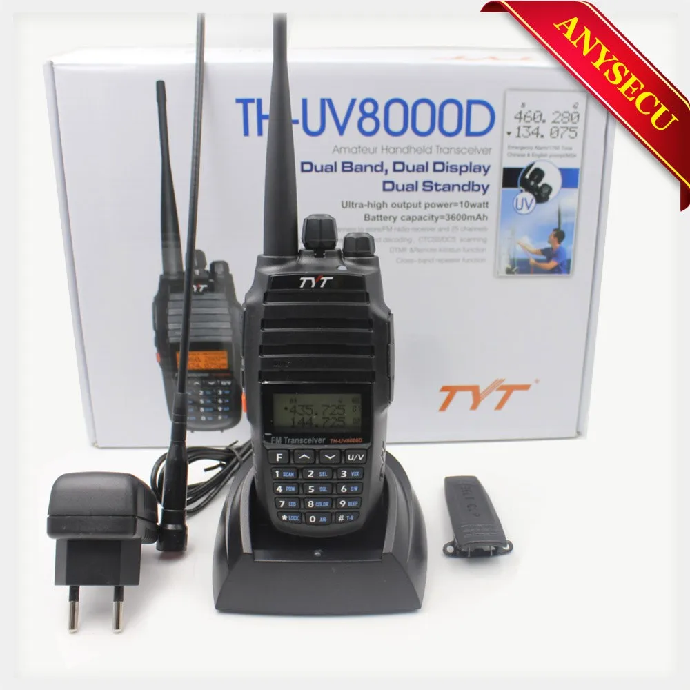 Tyt Thuv8000d Ptt Two Way Radio Portable Uhf&vhf Handheld Ham