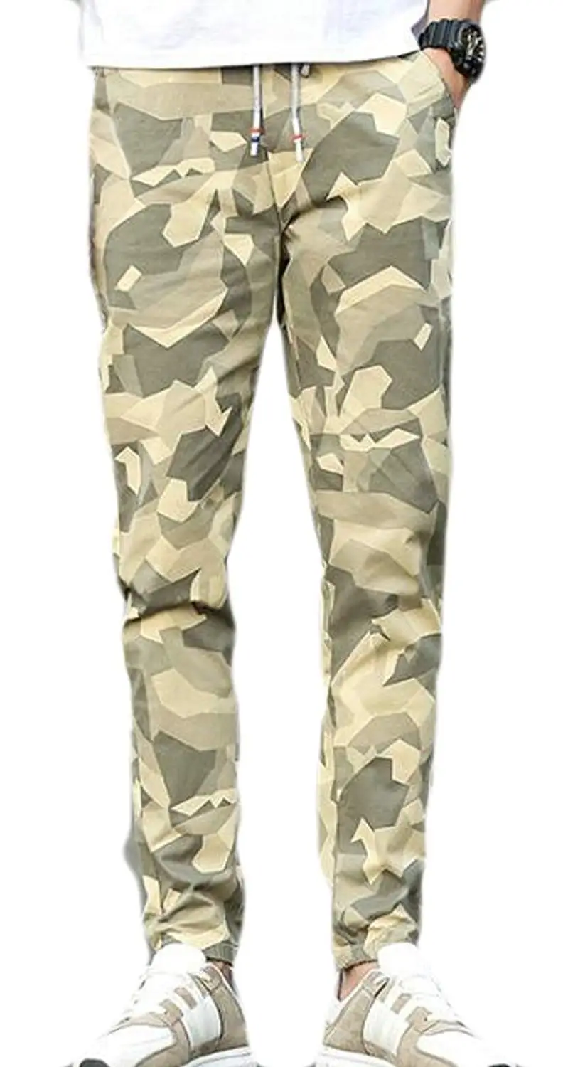 Abetteric Mens Straight-Fit Oversized Fleece Lined Sport Baggy Pants