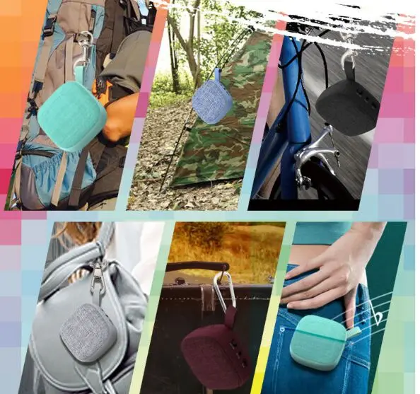 Portable Bluetooth Speaker With FM Radio Mic Hands Free Function - ANKUX.COM