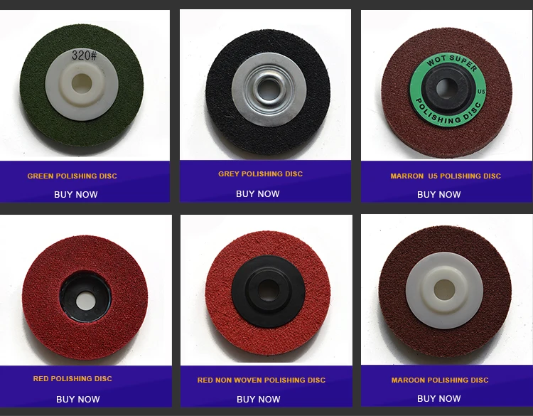 4" Red Angle Grinder Polishing Disc For Stainless Steel Metal Buy