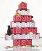 Wholesale Simple Christmas Advent Calender Gift Packaging Box
