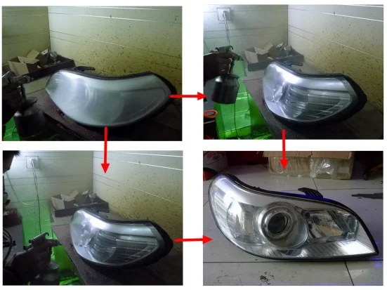 headlight uv varnish