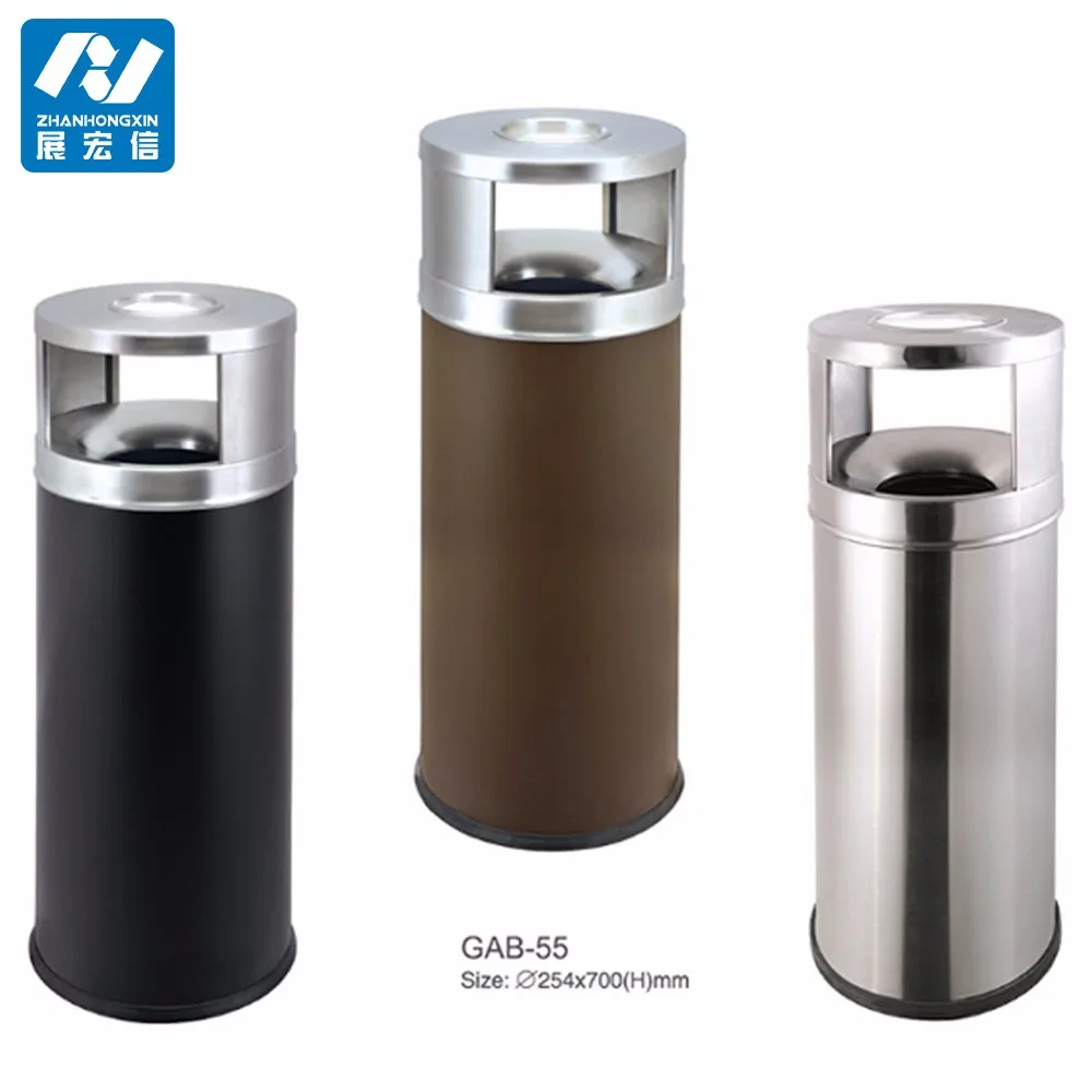 Outdoor Trash Bin With Cigar Ashtray Stand Buy Outdoor Ashtray Stand