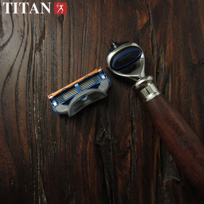 Razor In 5 Layers Blade,Wooden Handle High Quality Razor From Titan ...
