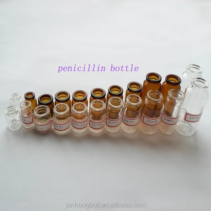Wholesale 3ml Penicillin Vial / Antibiotic Injection Glass Bottle With ...