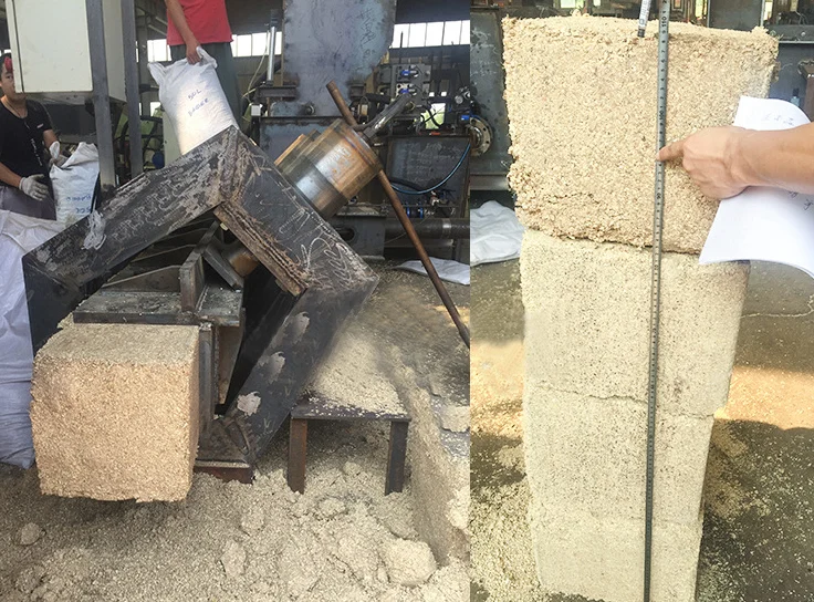 Cocopeat press block machine
