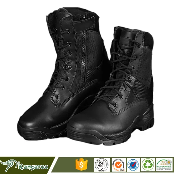 men's pleated zipper boots
