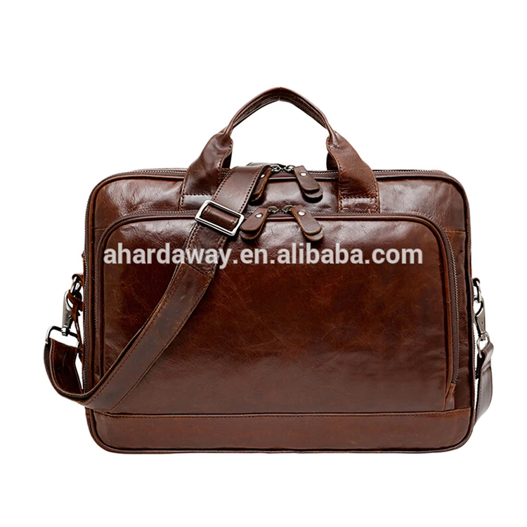 2020 Wholesale Full Grain Genuine Leather Handbag & Briefcase For Men