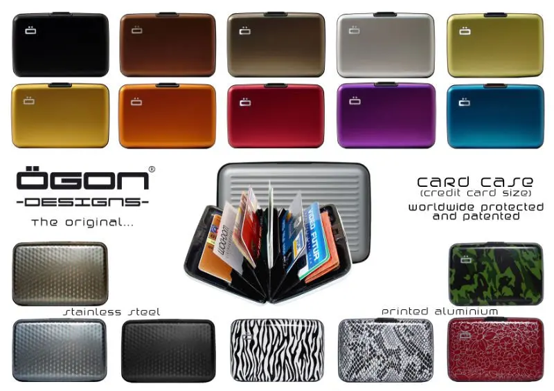 aluminium card case