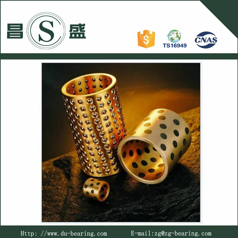 Aluminum Bronze Sleeve Linear Roller Bearings Bushings Fz Plastic Ball