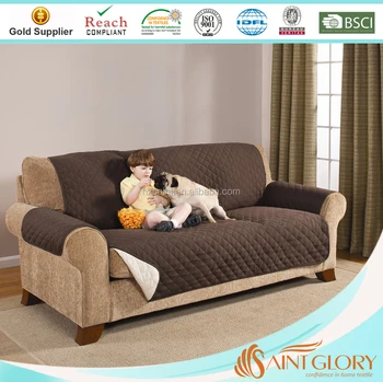 Anti Skid Couch Covers Quilted Microfiber Elastic Sofa Cover Elegant Anti Skid Couch Covers Quilted Microfiber Elastic Sofa Cover Elegant Reversible Furniture Protector