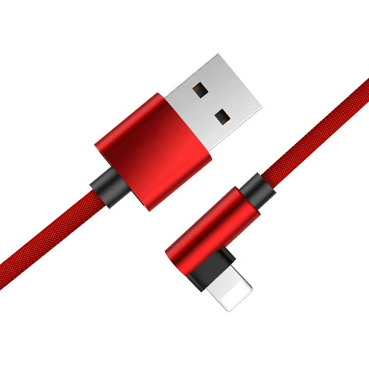 90 Degree Right Angle Micro USB cable Android Charger Cable for Samsung - ANKUX.COM