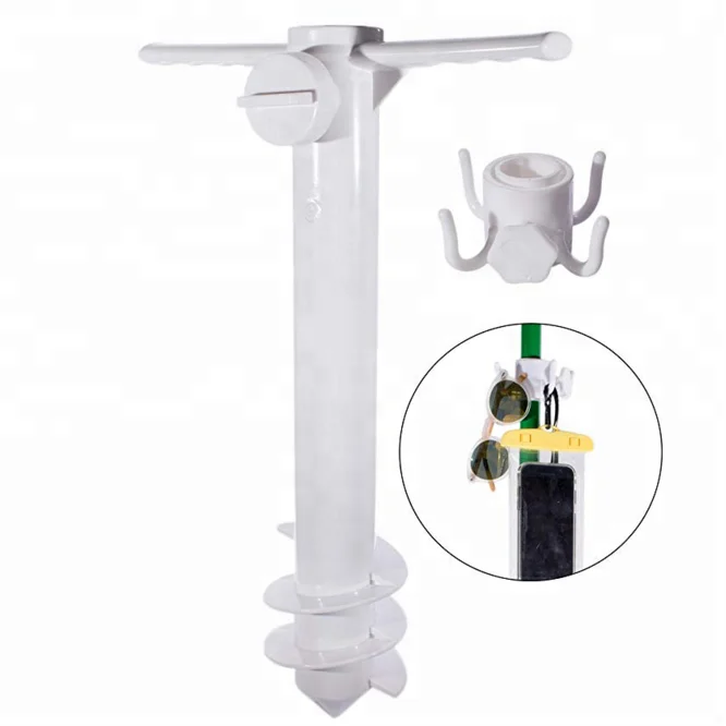 Umbrella Parts Outdoor Patio Beach Parasol Umbrella Base Anchor Drill