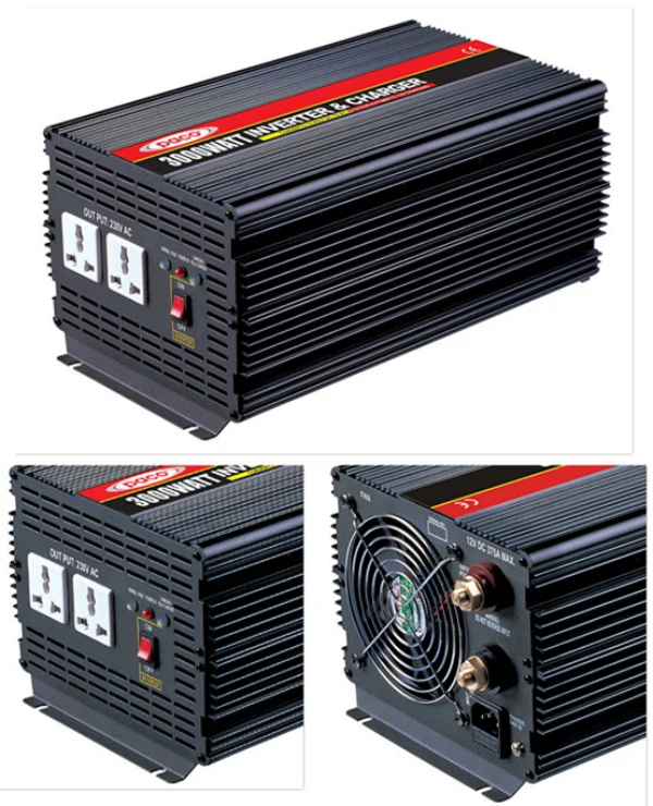3000w Power Inverter Charger 12v With 50/60hz Frequency Used For Car Or