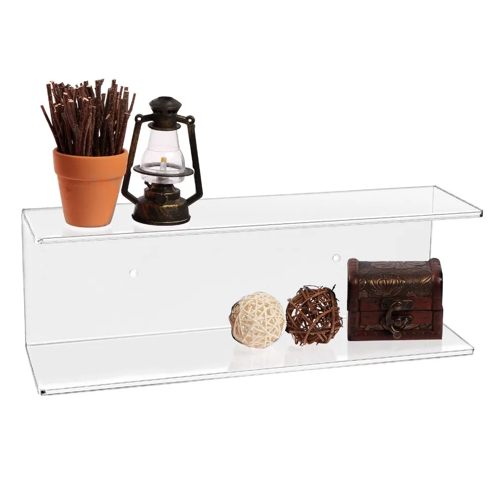Wholesale Wall Mounted Acrylic Floating Shelf Racks Buy Wall Mounted