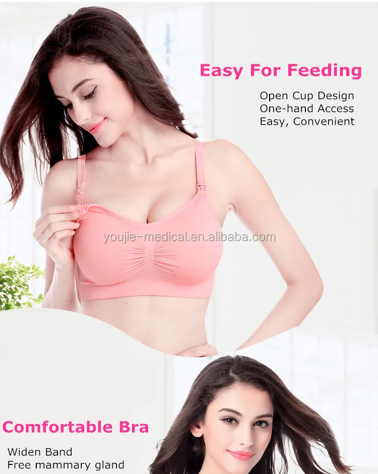 FREE SAMPLE Seamless Pregnant Women Breast Baby Feeding Underwear Maternity Nursing Bra