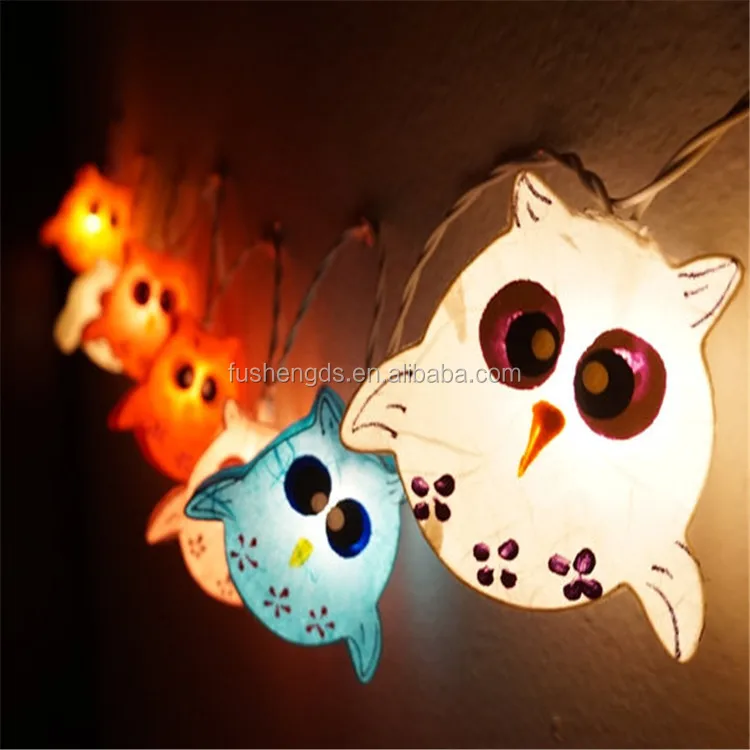 20 Bulbs Handmade Cute Owl Mulberry Paper Lanterns For Patio Wedding 20 Bulbs Handmade Cute Owl Mulberry Paper Lanterns For Patio Wedding Party And Decoration