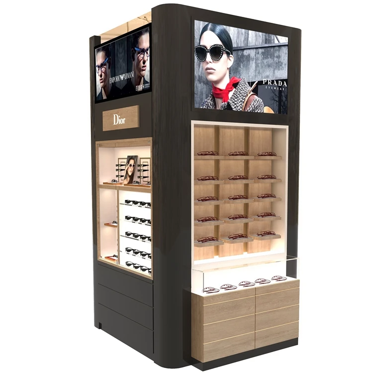 High End Wooden Design Store Showroom Glasses Racks Spectacle Ideas