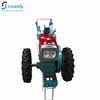 15HP Two Wheels walking tractor or hand operated tractor with seat and plough