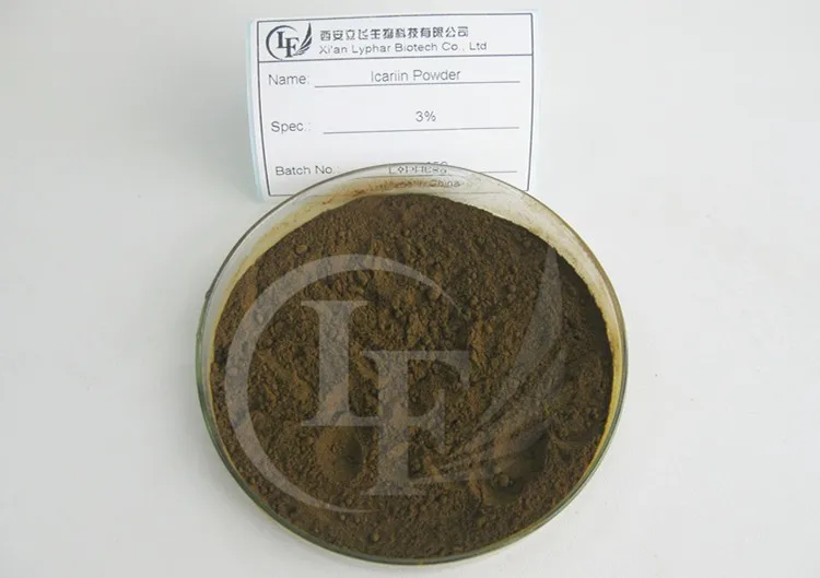 Factory Supply Natural Epimedium Extract(Icariin 5%-98%)