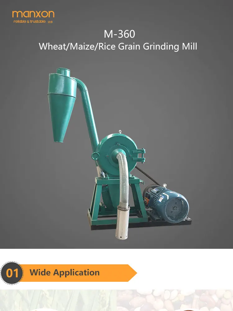 High Quality Maize Crusher Grinding Automatic Grain Crushing Machine