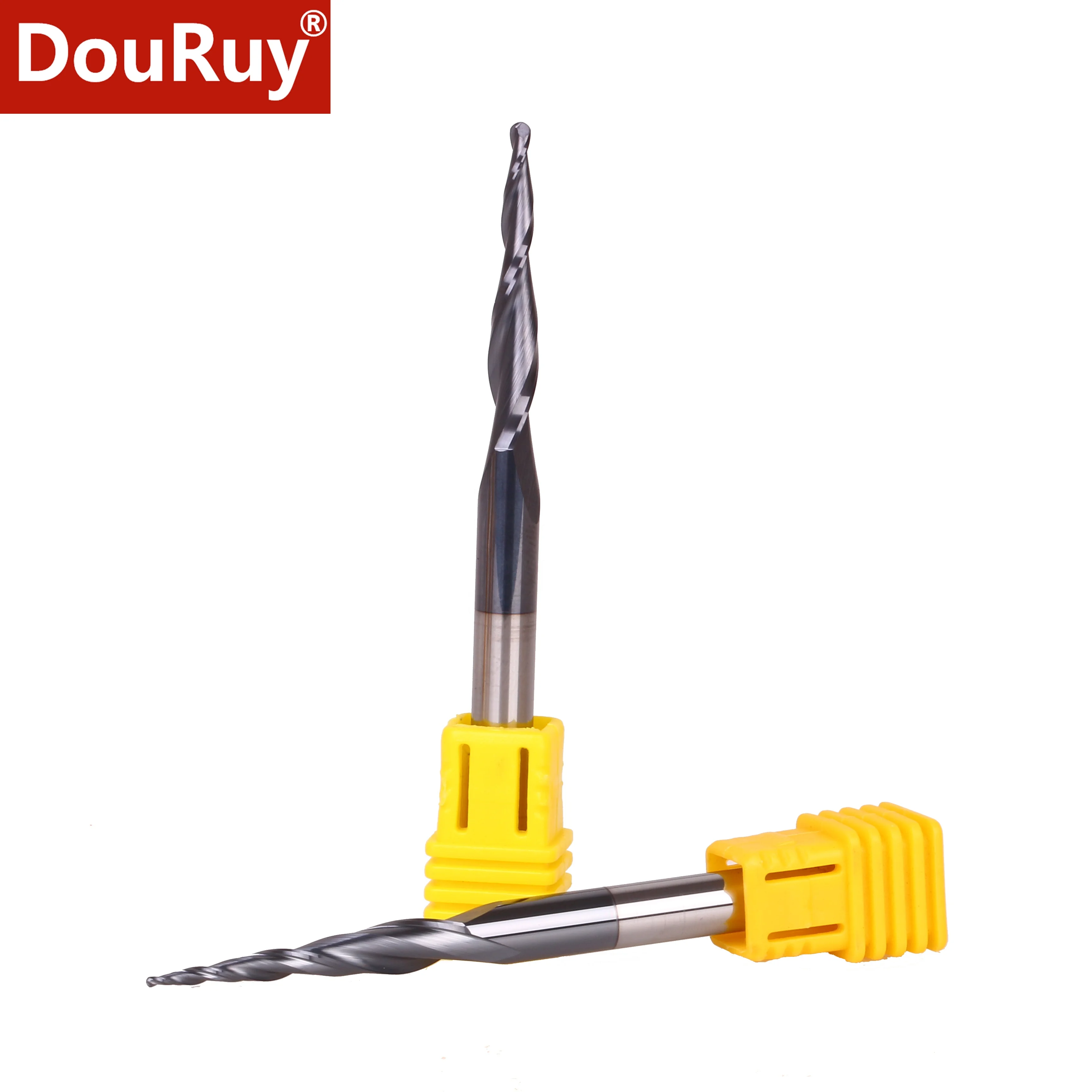 用于木材的硬质合金   槽锥形球头立铣刀