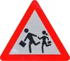 Traffic Road Safety Reflective Metal Aluminum Warning Customized Triangle Sign