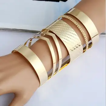 Zq021 Huilin Jewelry Open Wide Arm Cuff Bangle Bracelets For Open Wide Arm Cuff Bangle Bracelets