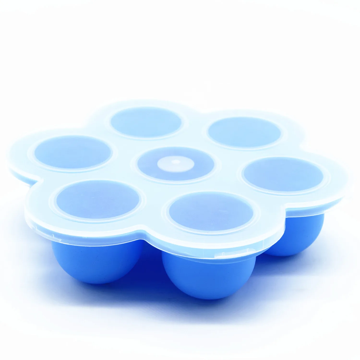 Wholesale Bpa Free Silicone Baby Food Freezer Tray With Clipon Lid