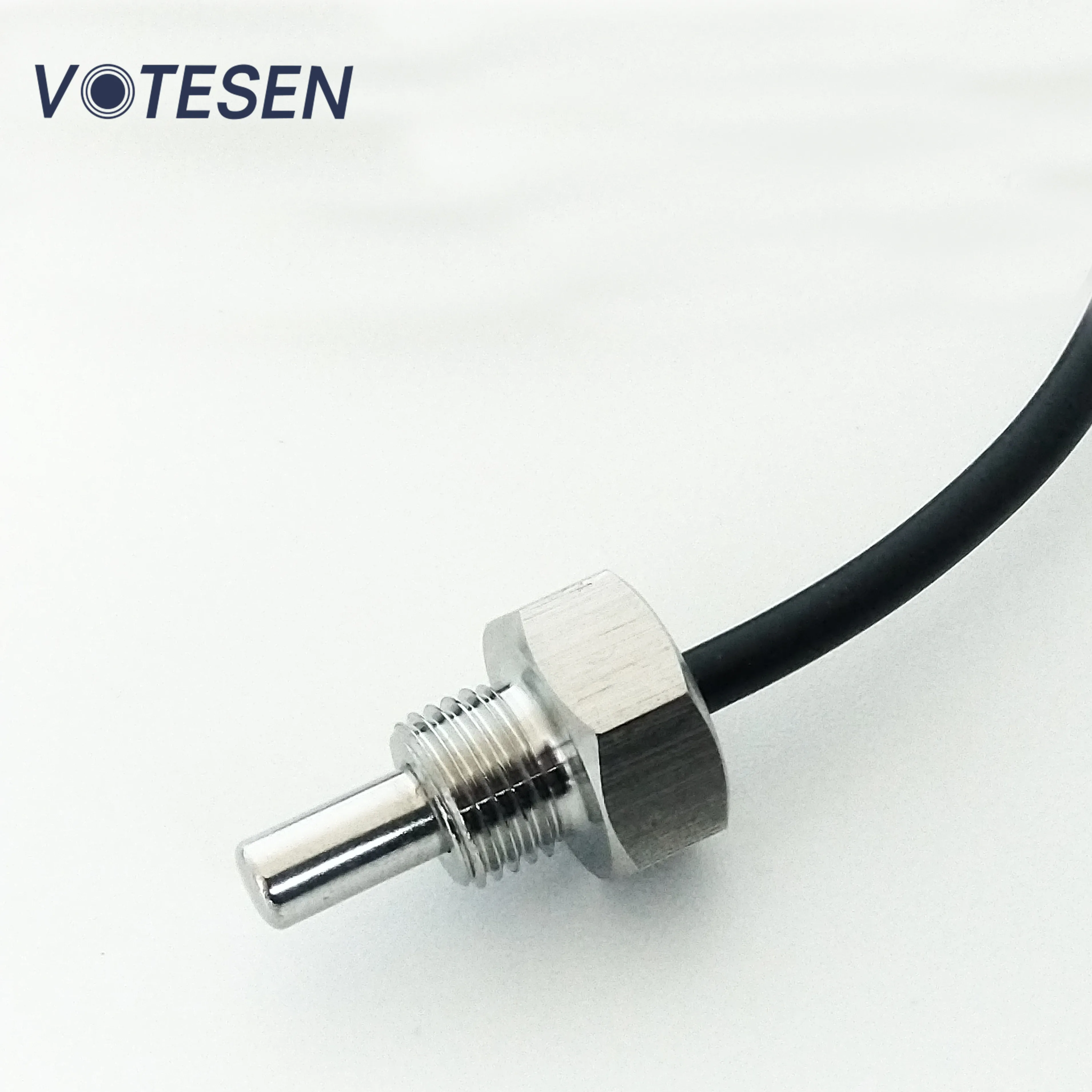M6 Threaded Probe Pvc Cable Temperature Sensor 1wire Digital