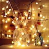 Utility Garland Xmas LED Ball String Light AA Battery 10 20 40 LED Christmas Tree Wedding Party Decor Fairy Lights