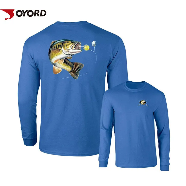 Wholesale Moisture-Wicking Sublimation Latest Design Fishing Jersey