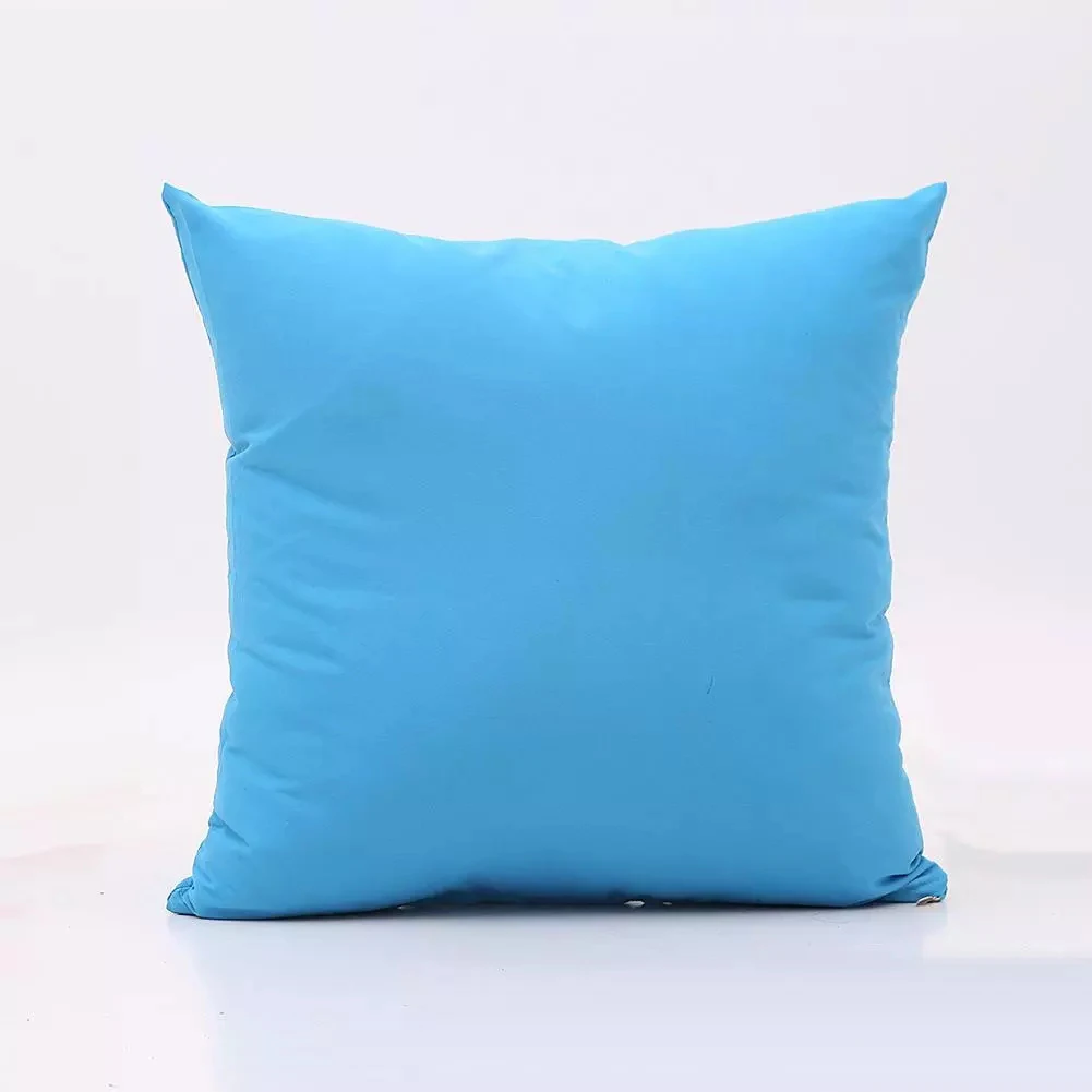 Drop Shipping Pillow Cover Sofa Seat Car Solid Candy Color Pillowcase