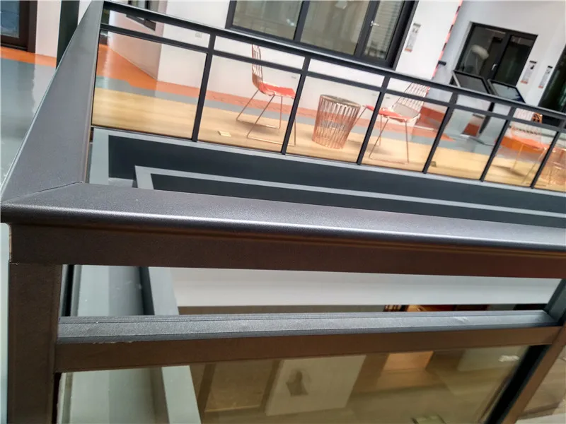 Chinese Factory Price Stair Railing Handrail Aluminium Frame Outdoor Stair Railings