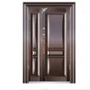 Single and half steel door price in kerala cheap exterior nigeria steel door