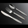 Spoon & Fork & knife disposable plastic silver plated coated plastic spoon cutlery