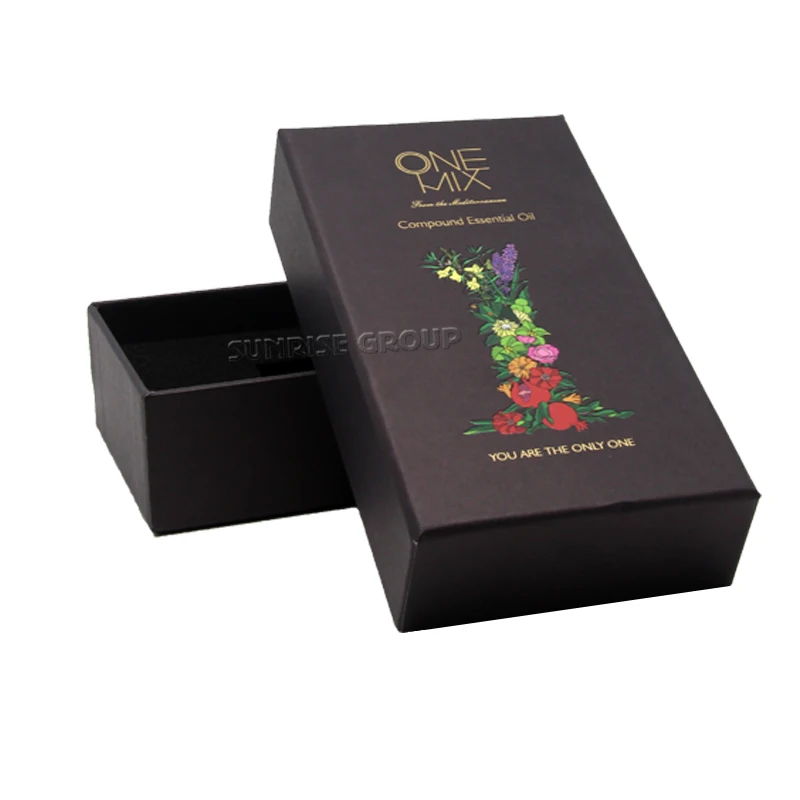 Custom Premium Gift Rigid Textured Perfume Packaging Paper Box