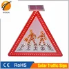 Solar Road Safety reflective traffic flash warning triangle