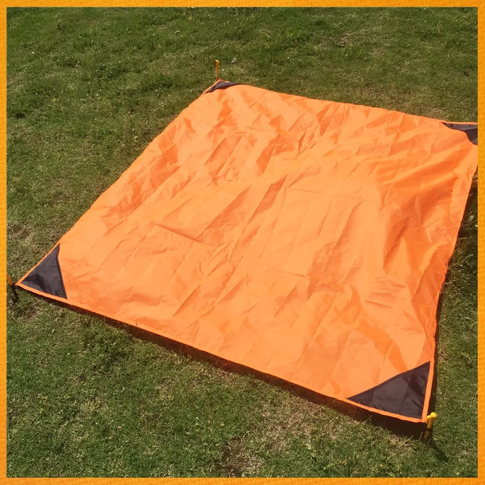 Gbiy710 Mini Nylon Size Waterproof Pocket Blanket Picnic Blanket Beach