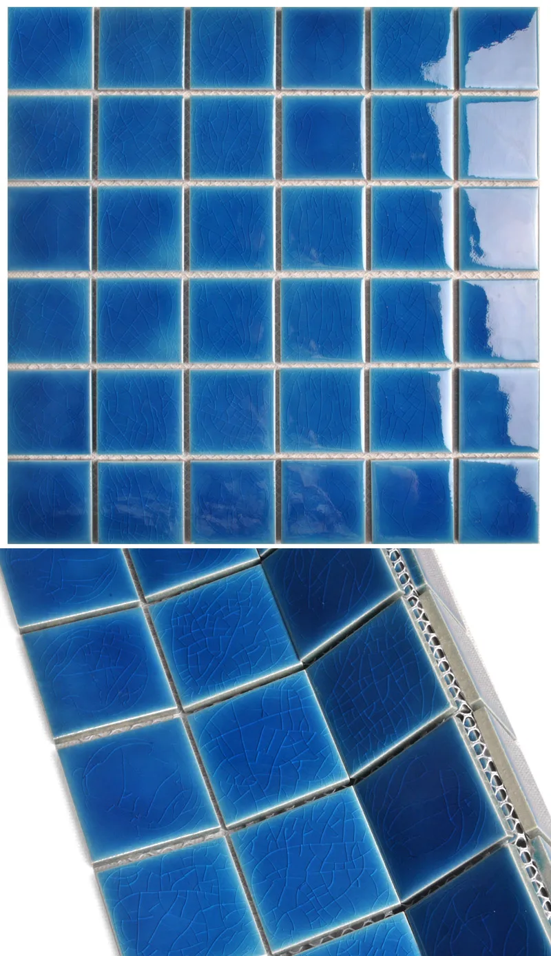 2x2 ceramic porcelain floor mosaic tile for swimming pool