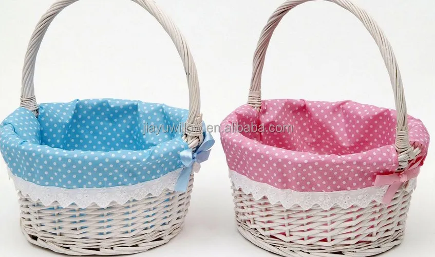 Handmade Wicker Birthday Gift Basket Wedding Gift Fruit Basket