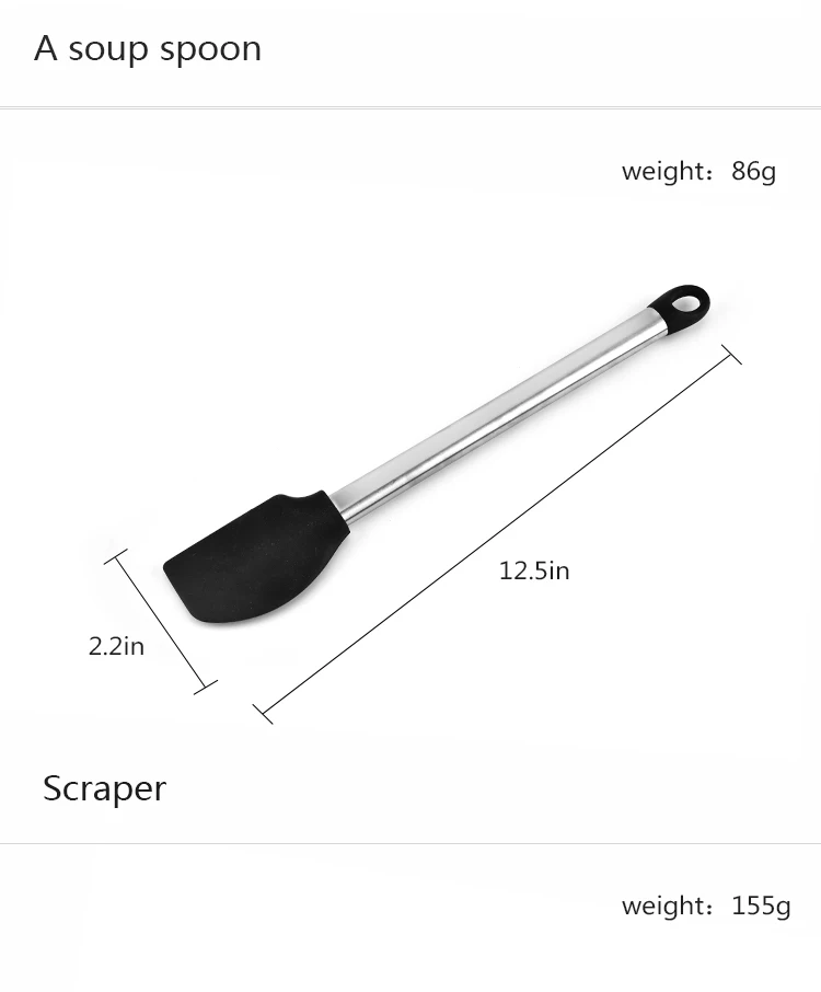 Cooking scoop shovel