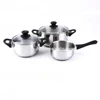 Material safety and health european style mirror polish wholesale cookware