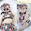 GZ017A new born baby's clothes fancy baby girl clothes set