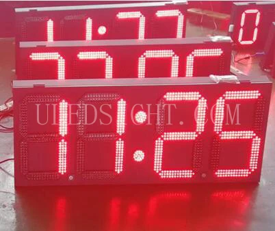 Weatherproof Outdoor Digital Clock / Time Temperature Led Display - Buy ...