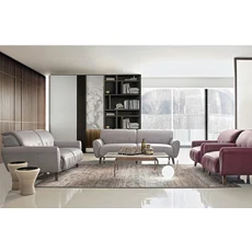 Living room furniture L shape 7 seater modern sofa set